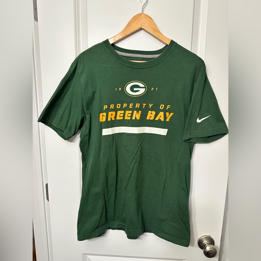 Nike Green Bay Packers Tee Size Large